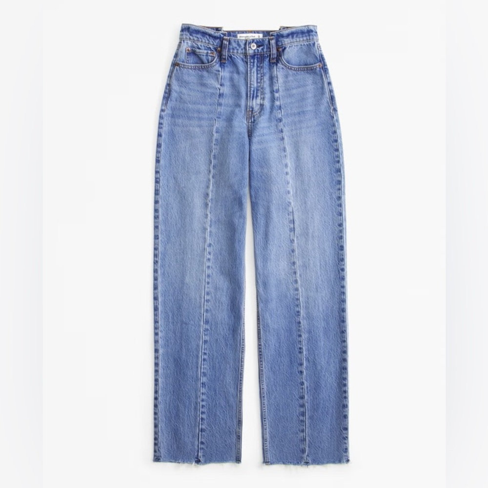 Abercrombie & Fitch Light Blue Straight Leg Jeans
